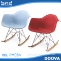 Arm design PP plastic relax rocking chair